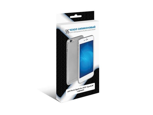 Чехол DF для Tecno Spark 8C/Spark Go 2022 tCase-07 (black)